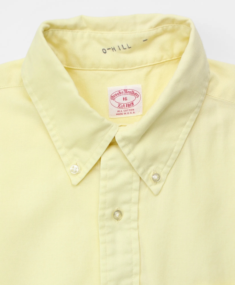 Vintage Oxford Cloth Short-Sleeved Popover Shirt, 1960s 1970s, 16, image 3