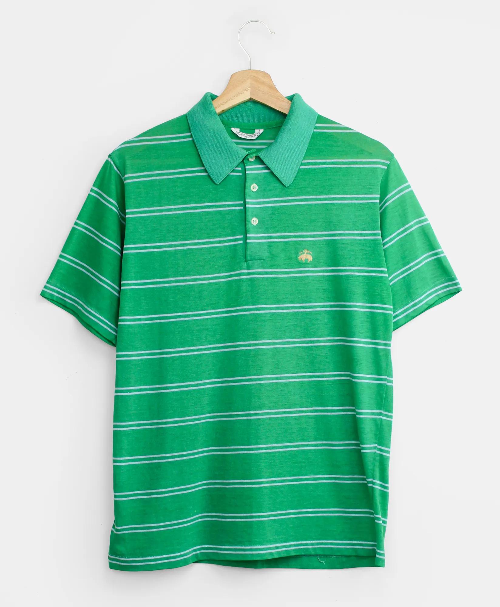 Vintage Golden Fleece&reg; Striped Short-Sleeved Polo Shirt, 1980s, M, image 1