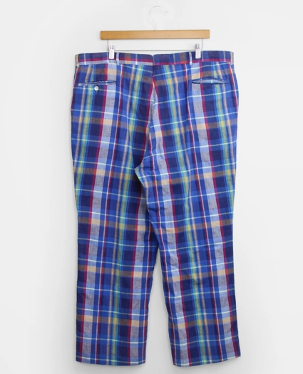 Vintage Madras Pants, 1970s 1980s, 42, image 2