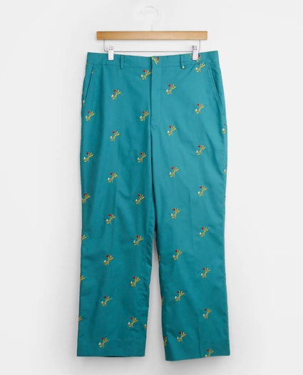 Vintage Golf Embroidered Chinos, 1980s, 33, image 1