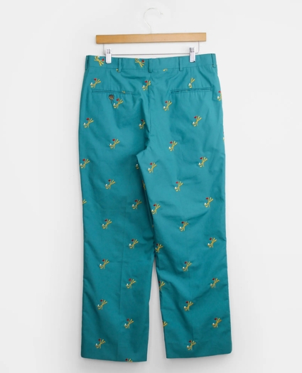 Vintage Golf Embroidered Chinos, 1980s, 33, image 2