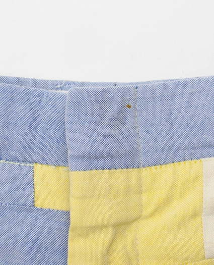 Vintage Patchwork Oxford Cloth Pants, 1970s, 36, image 3