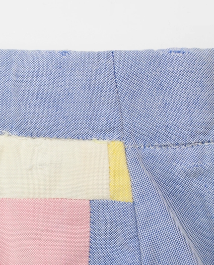 Vintage Patchwork Oxford Cloth Pants, 1970s, 36, image 5