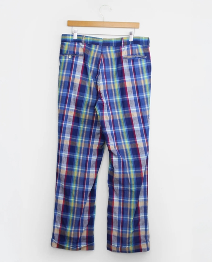 Vintage Madras Pants, 1970s 1980s, 34, image 2