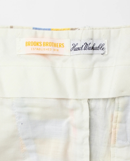 Vintage Patchwork Striped Madras Pants, 1970s, 36, image 3