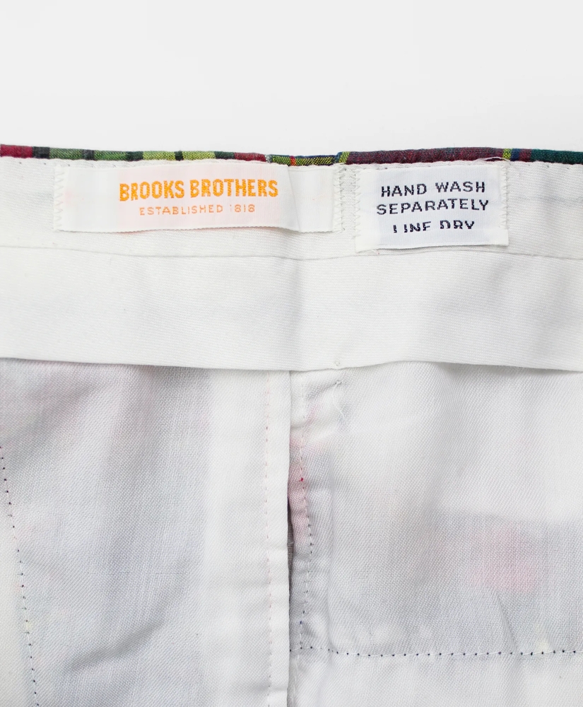 Vintage Patchwork Madras Shorts, 1980s, 36, image 3