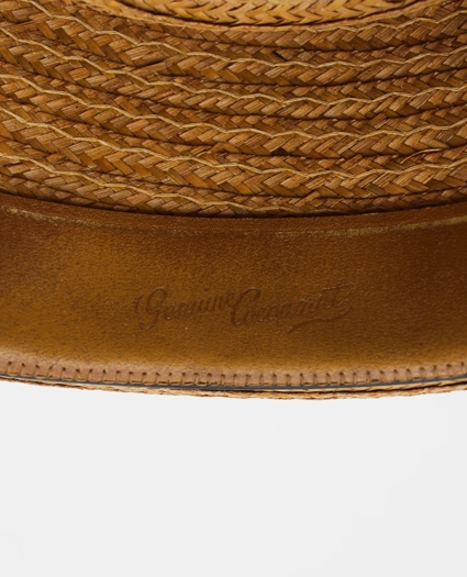 Vintage Straw Fedora with Madras Band, 1960s, 7 ⅛, image 4