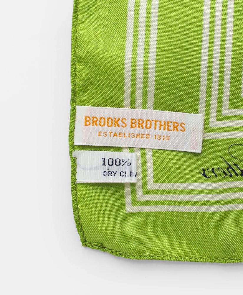 Vintage Square Silk Scarf, 1980s, image 4