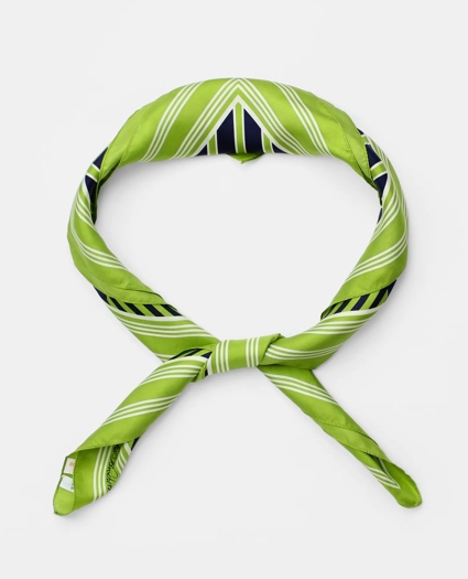 Vintage Square Silk Scarf, 1980s, image 5