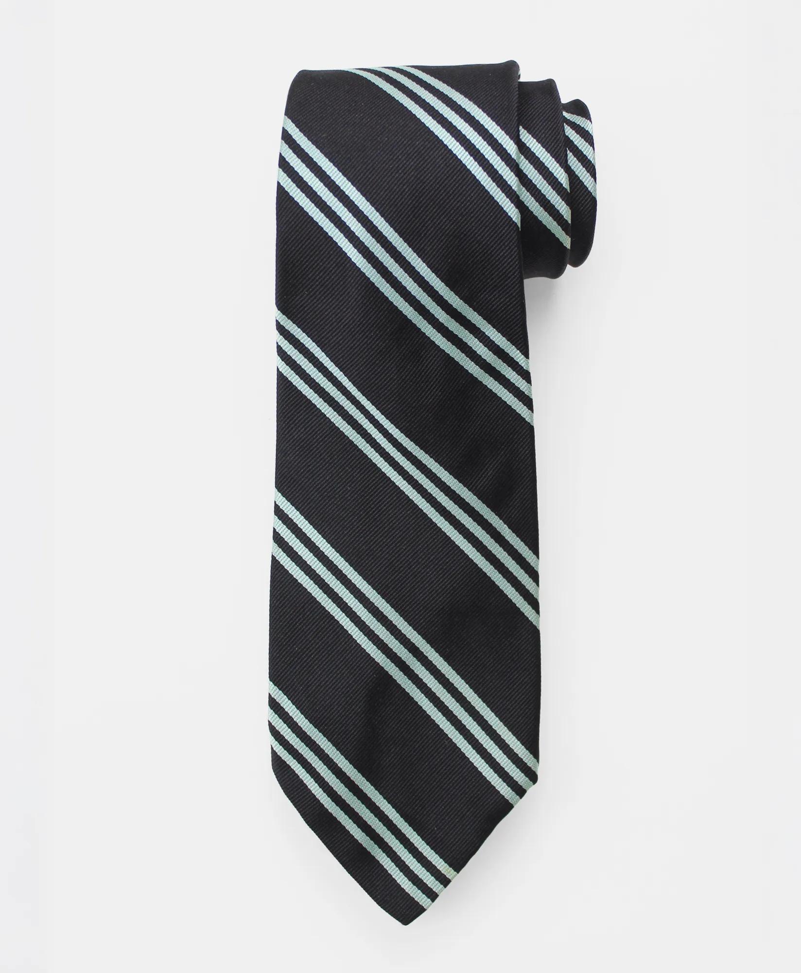 Vintage Repp Stripe Silk Tie, 1970s, image 1