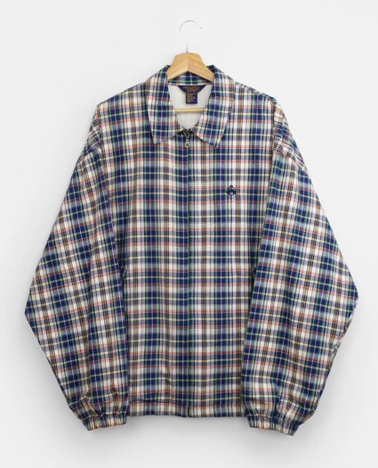 Vintage Madras Blouson Jacket, 1990s, XL, image 1