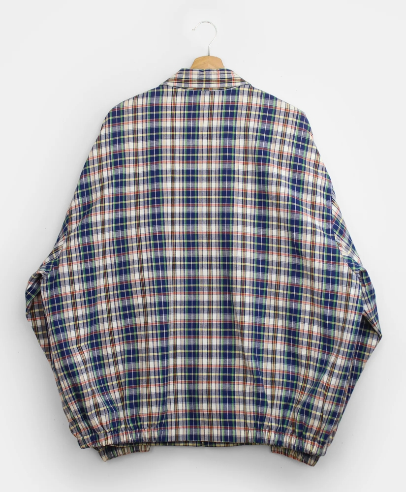 Vintage Madras Blouson Jacket, 1990s, XL, image 2