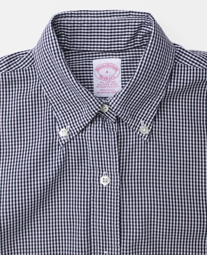 Vintage Brooks Brothers Women's Gingham Shirt, 1990s, Women's 4, image 3