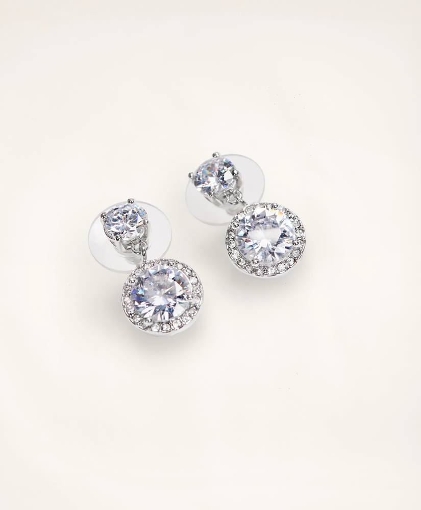 Pave Drop Earrings, image 3