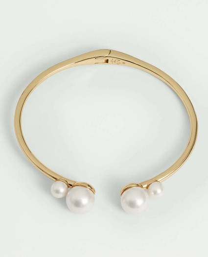 Glass Pearl Cuff Bracelet, image 2