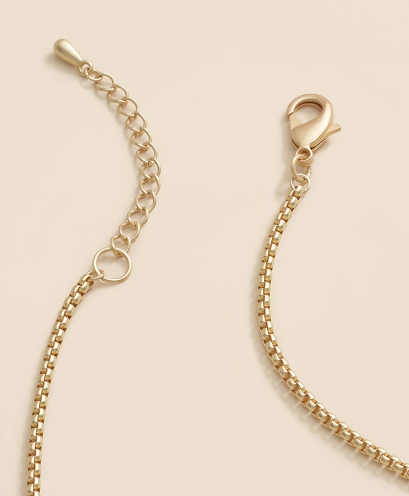 Loni Paul Labradorite Baguette Short Necklace in 14K Plated Gold, image 3