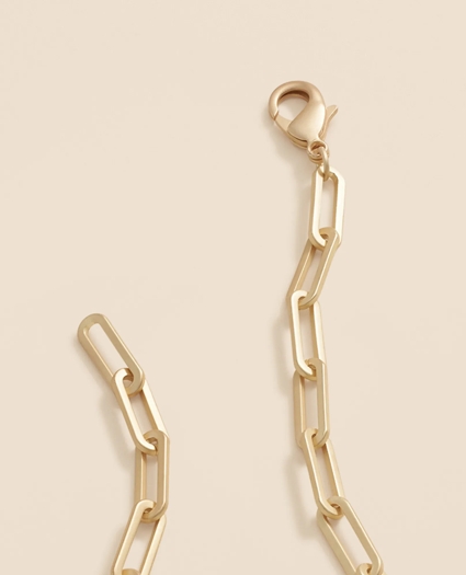 Loni Paul Paperclip Layering Chain in Matte 14K Plated Gold, image 3