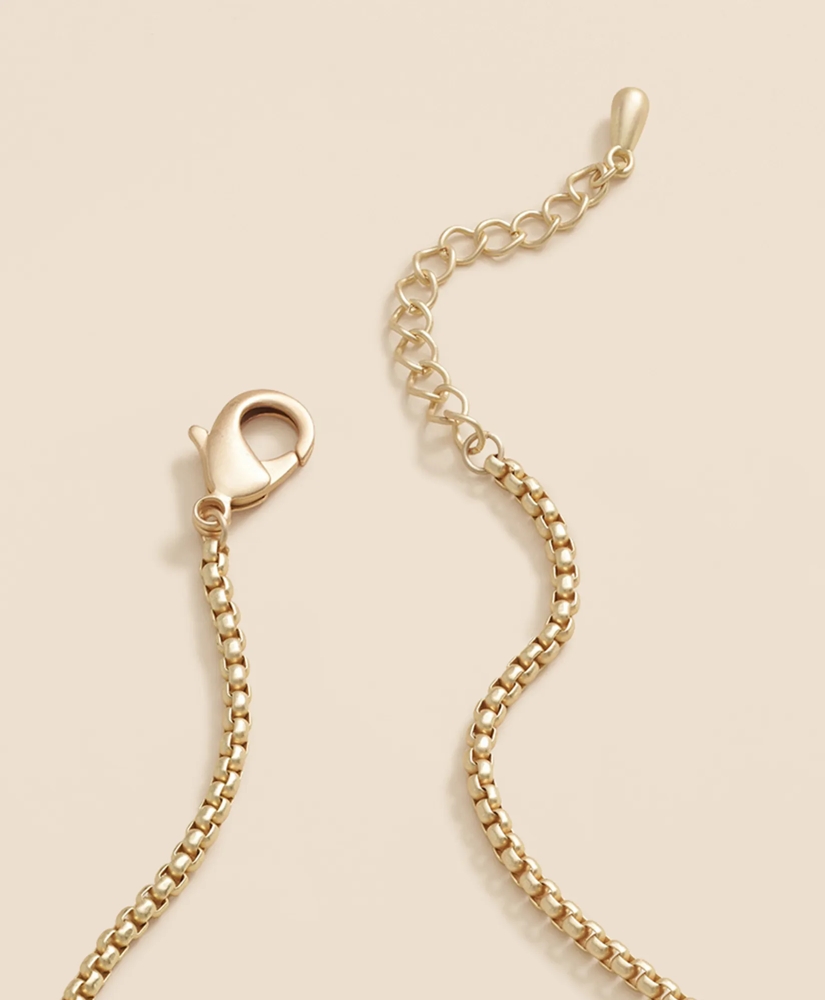 Loni Paul Pave Bar Necklace in 14K Plated Gold, image 3