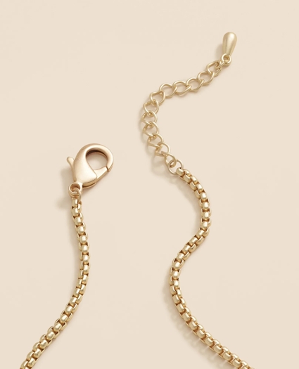 Loni Paul Pave Bar Necklace in 14K Plated Gold, image 3