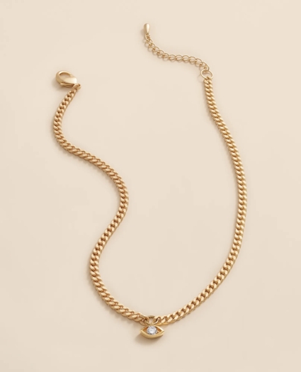 Loni Paul Crystal Evil Eye Necklace, image 1