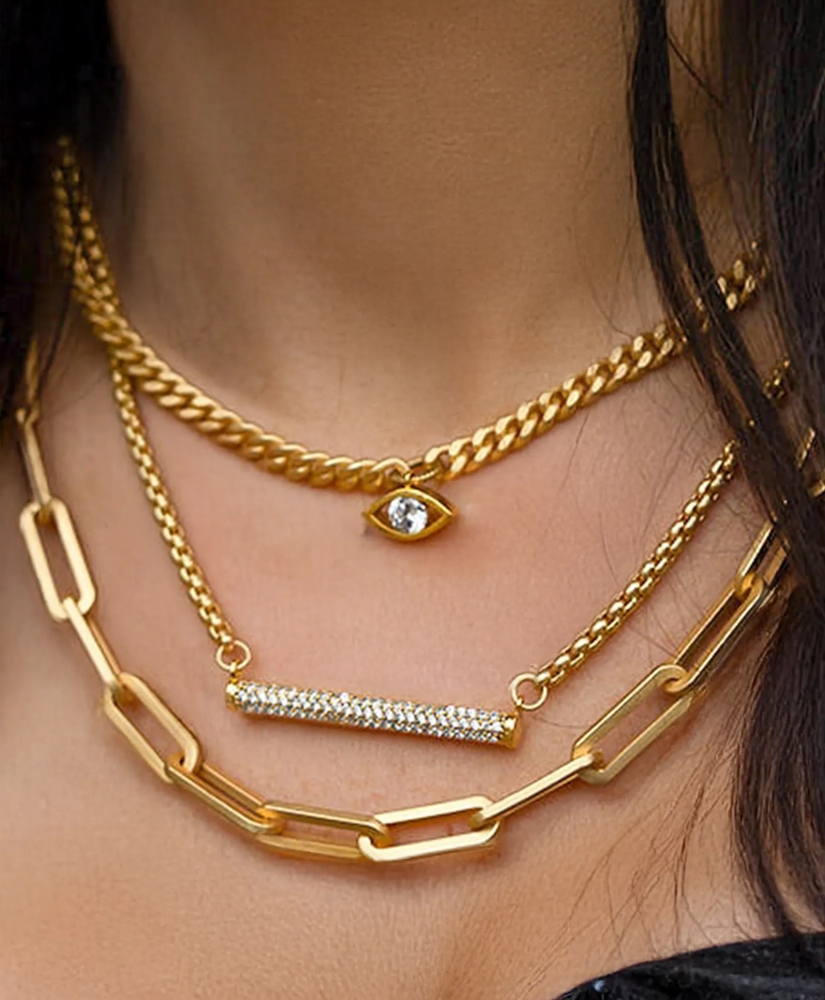 Loni Paul Crystal Evil Eye Necklace, image 5