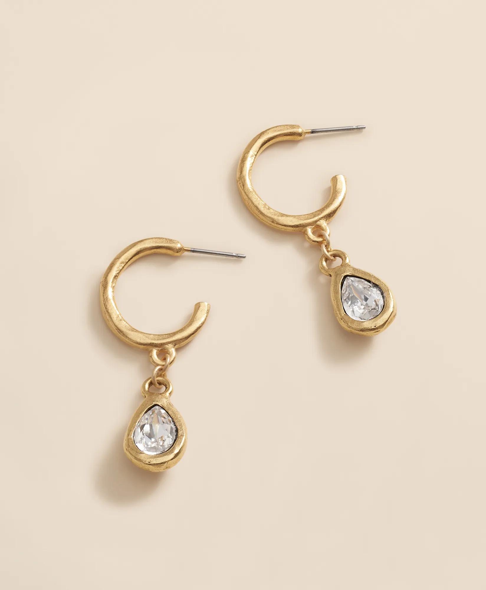 Loni Paul Crystal Teardrop Earrings, image 1