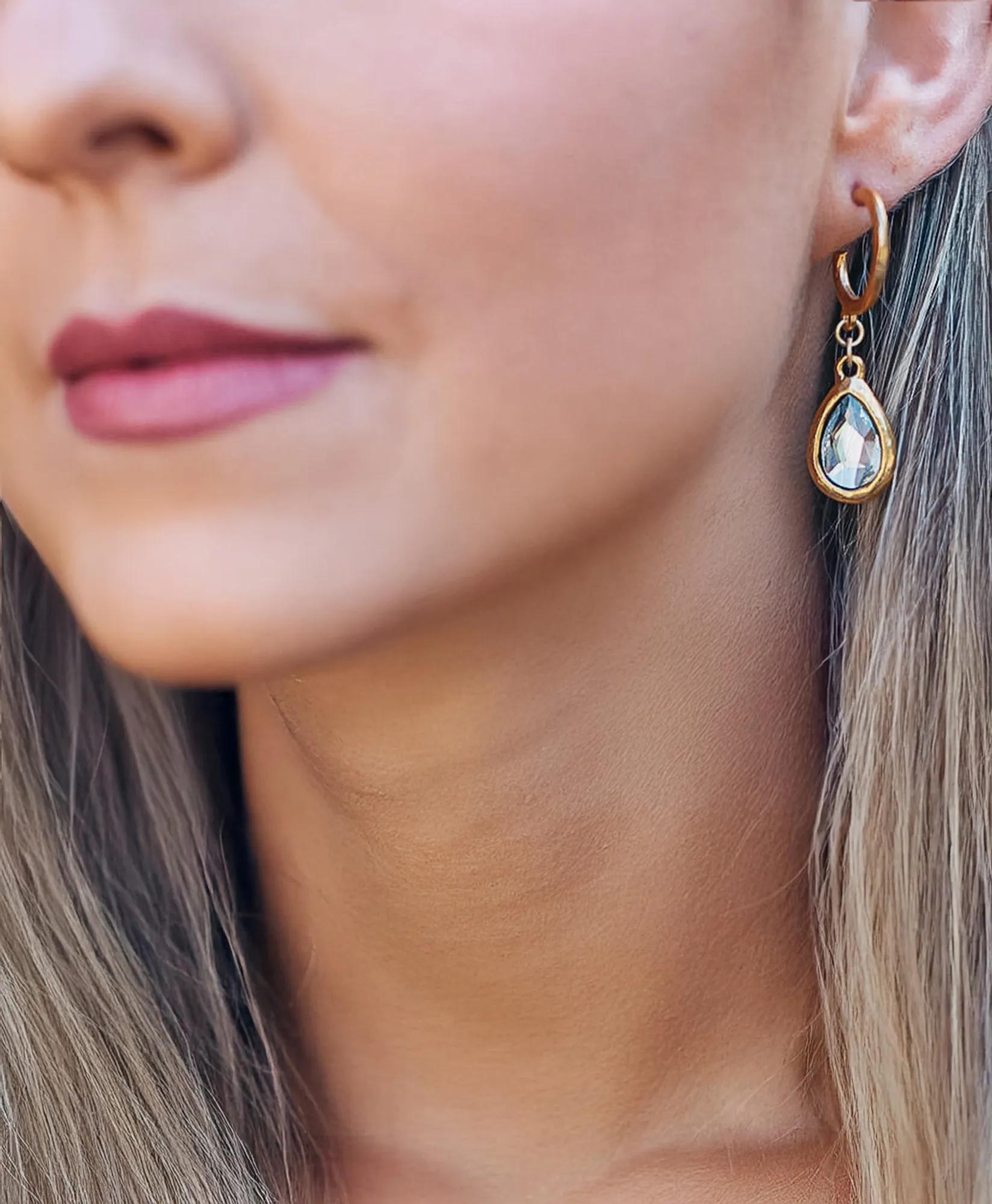 Loni Paul Crystal Teardrop Earrings, image 2