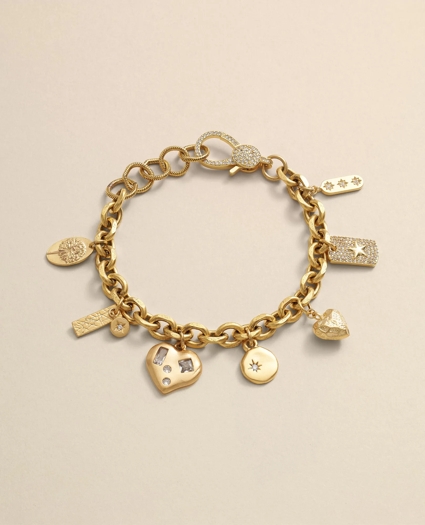 Loni Paul Charm Bracelet in 14K Plated Gold, image 1