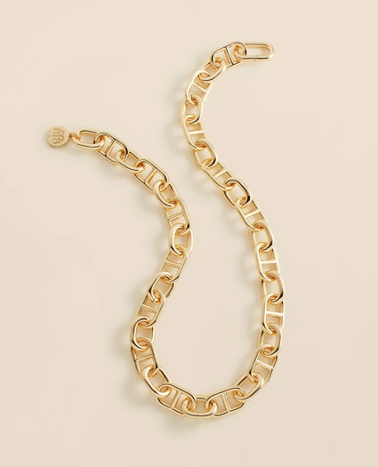 Gold-Toned Mariner Link Necklace, image 1