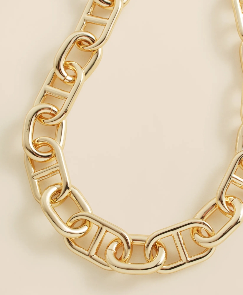 Gold-Toned Mariner Link Necklace, image 3