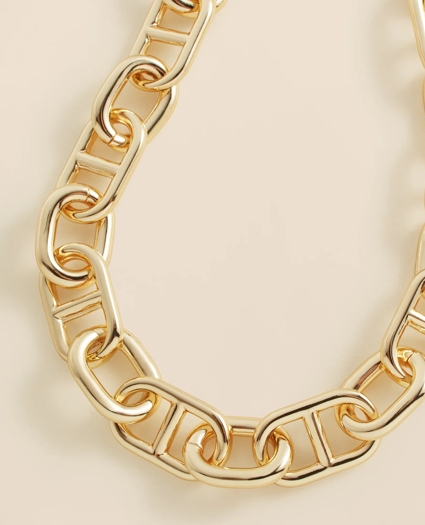 Gold-Toned Mariner Link Necklace, image 3