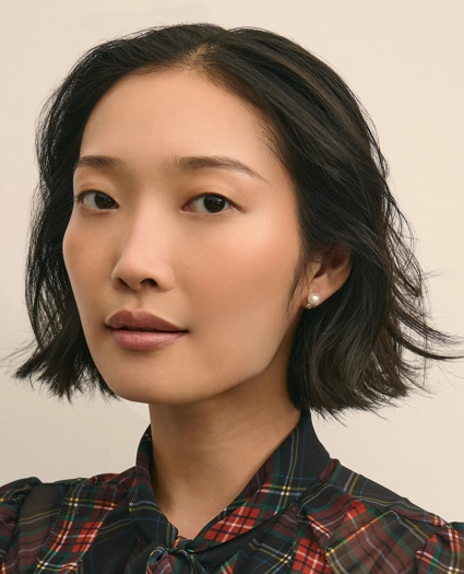 Faux Pearl Stud Earrings, image 2