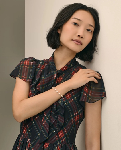 Faux-Pearl Chain Bracelet, image 2