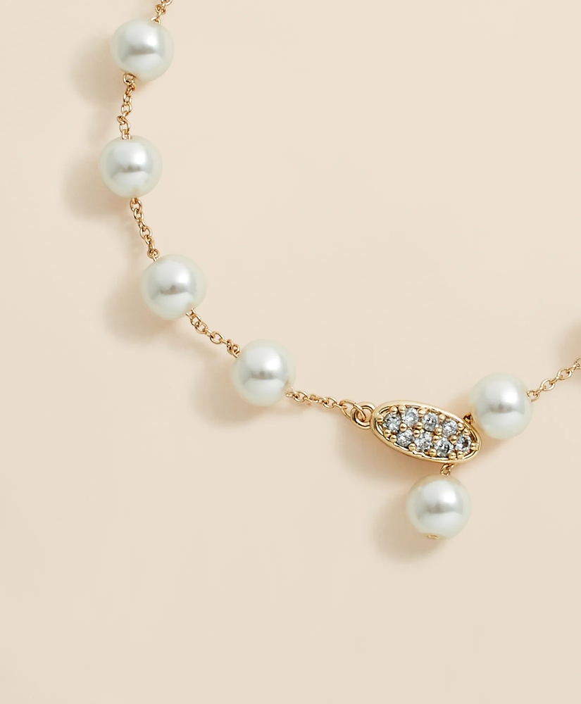 Faux-Pearl Chain Bracelet, image 4