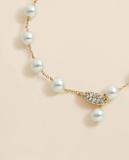 Faux-Pearl Chain Bracelet, image 4