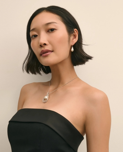 Orbital Interlocking Faux- Pearl and Crystal Set, image 2