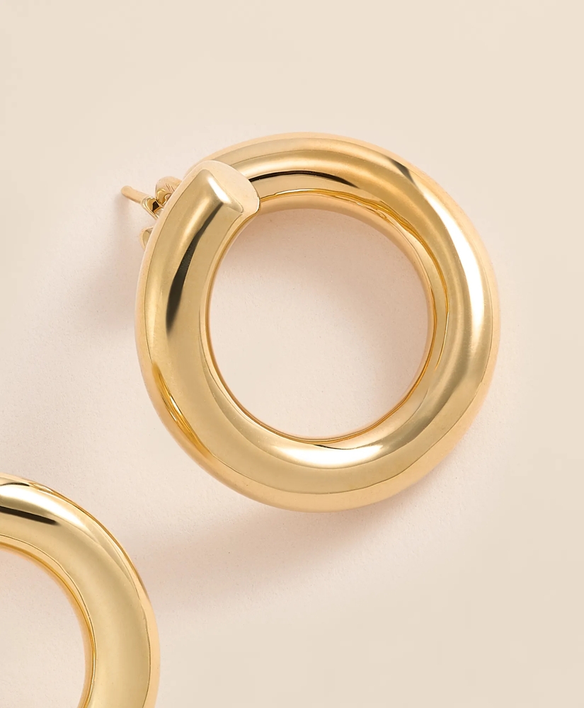 14k Gold Hoop Earrings, image 3