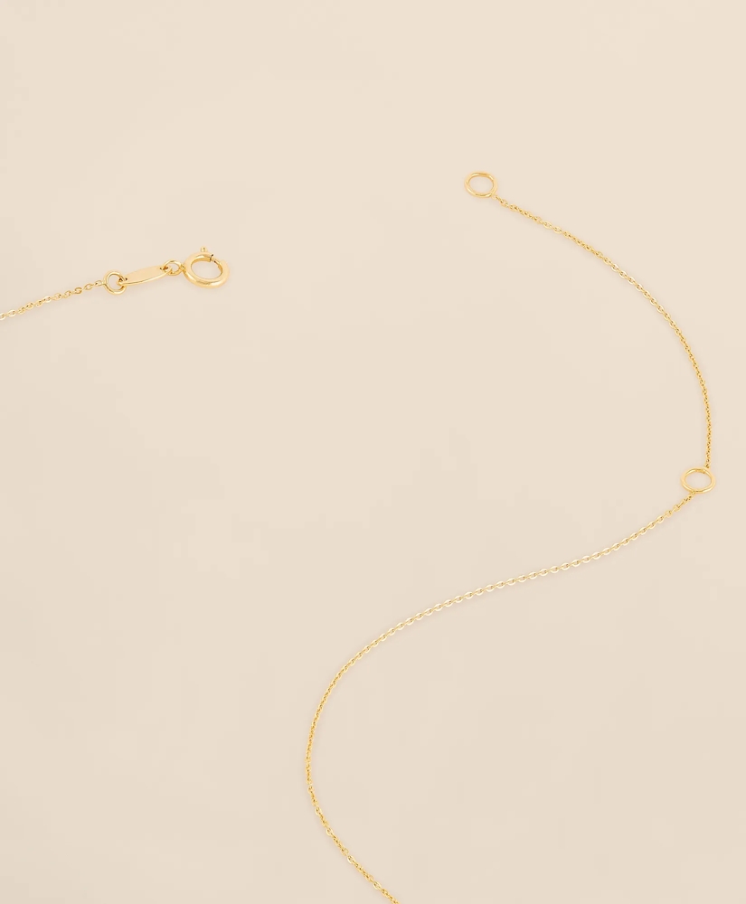 14k Gold Heart Pendant Necklace, image 4