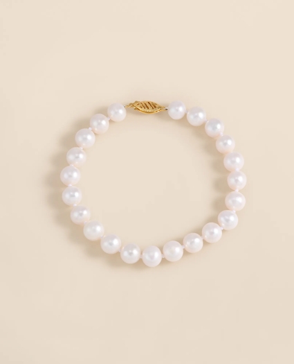 14k Gold Pearl Bracelet, image 1