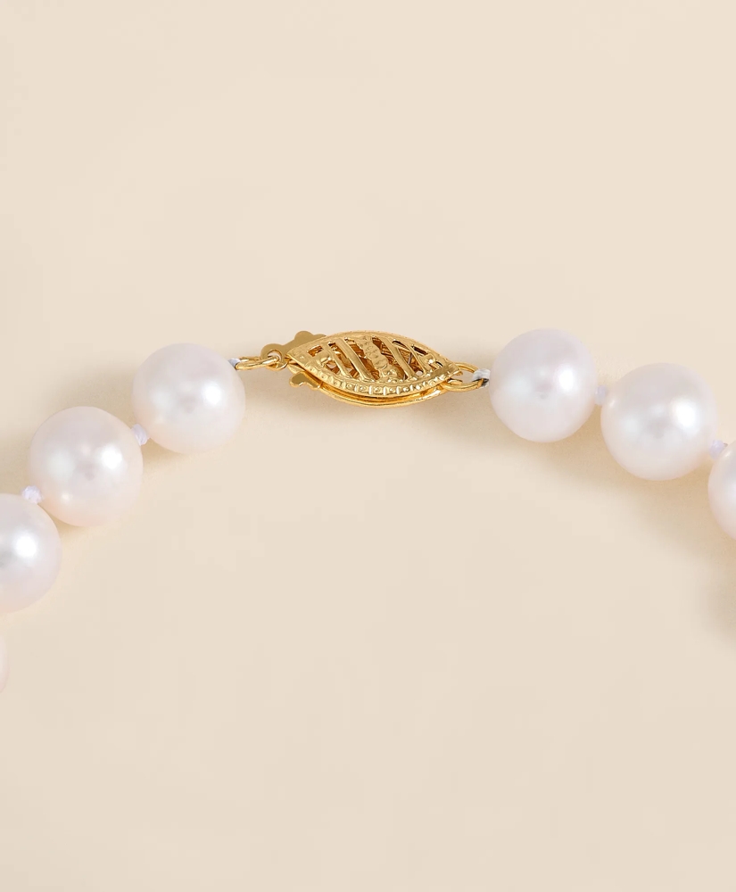 14k Gold Pearl Bracelet, image 3