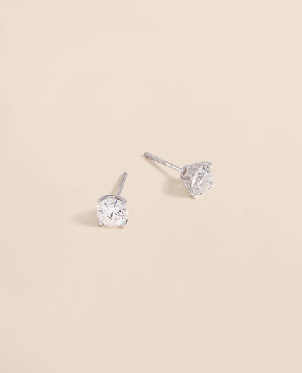 1 CT. Lab-Grown Diamond 14k Gold Stud Earrings, image 1