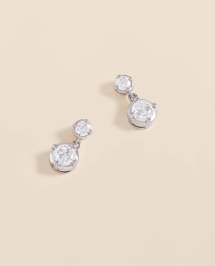 0.5 CT. Lab-Grown Diamond 14k Gold Drop Earrings, image 3