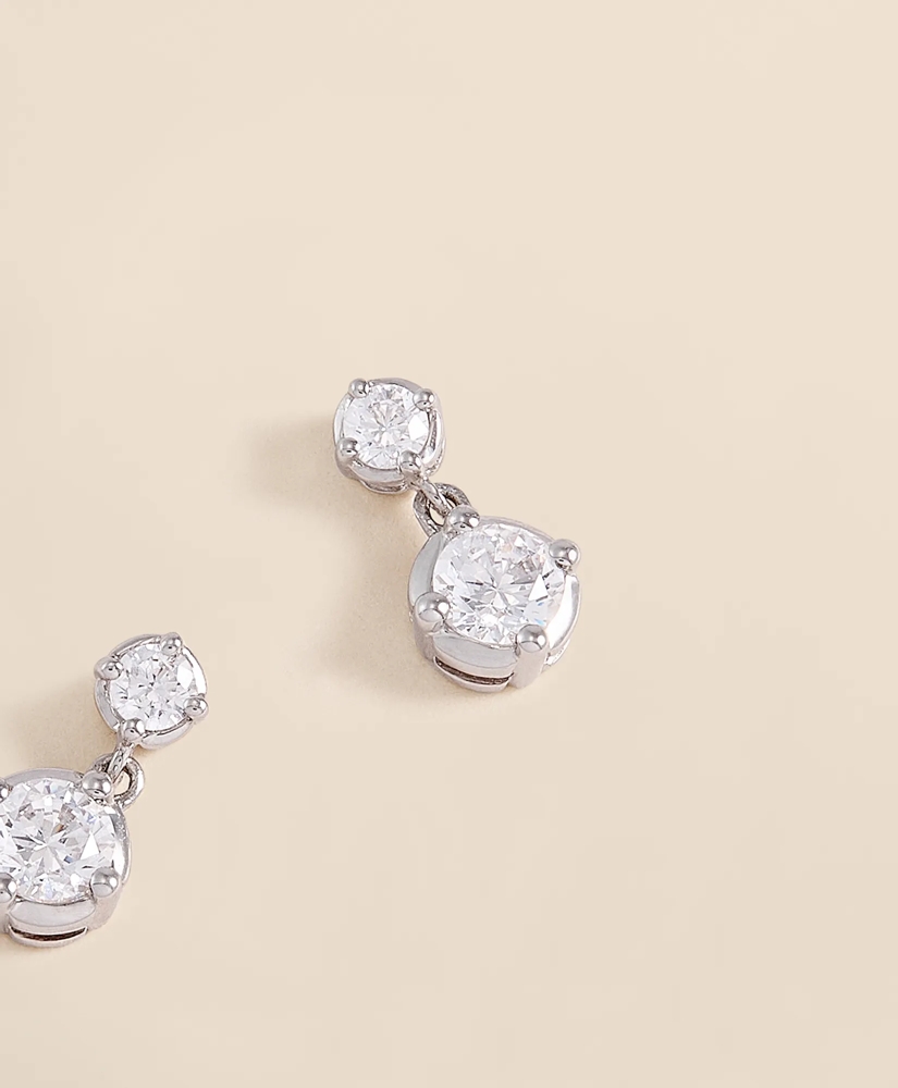 0.5 CT. Lab-Grown Diamond 14k Gold Drop Earrings, image 4