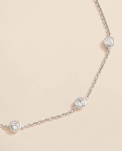 0.5 CT. Lab-Grown Diamond 14k Gold Station Bracelet, image 3