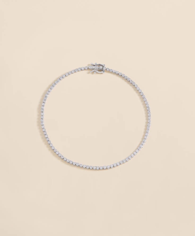 1 CT. Lab-Grown Diamond 14k Gold Link Bracelet, image 1