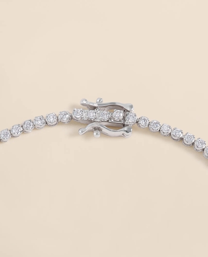 1 CT. Lab-Grown Diamond 14k Gold Link Bracelet, image 4
