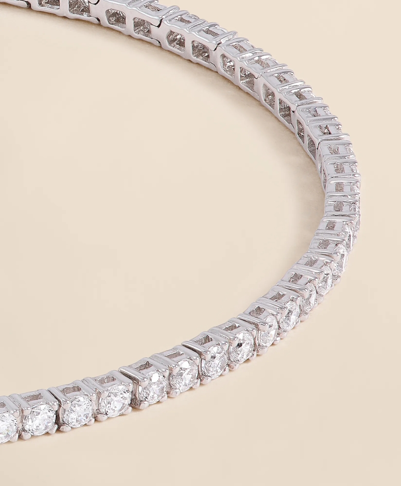 2 CT. Lab-Grown Diamond 14k Gold Link Bracelet, image 3