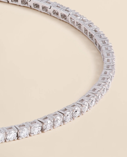 2 CT. Lab-Grown Diamond 14k Gold Link Bracelet, image 3