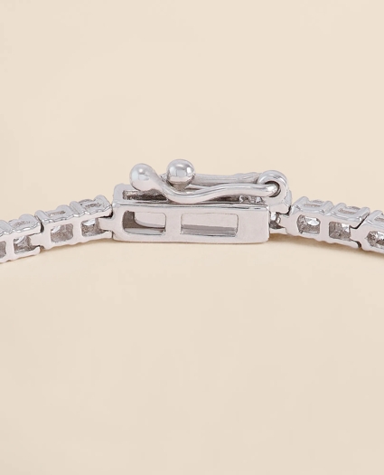 2 CT. Lab-Grown Diamond 14k Gold Link Bracelet, image 4