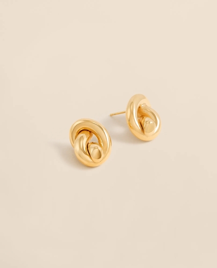 14k Gold Stud Earrings, image 1